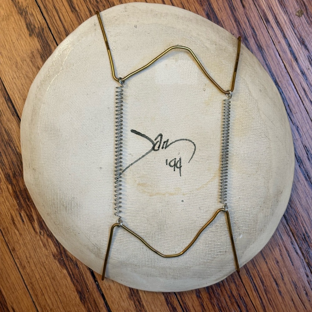 Vintage salt marsh pottery plate - Picture 8 of 8